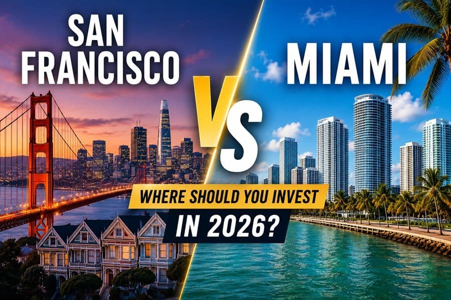 San Francisco vs. Miami Real Estate Market Trends 2026 - Where Should You Invest?