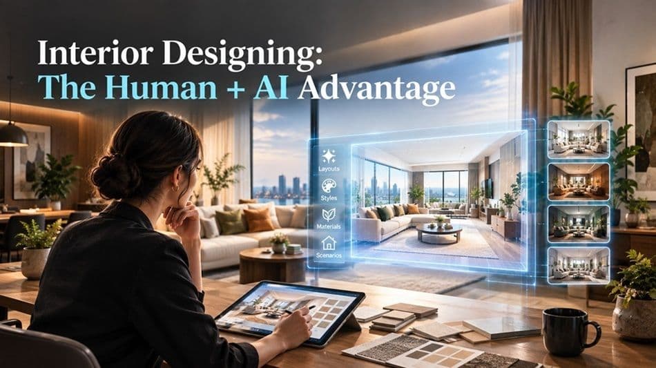 Interior Designing: The Human + AI Advantage
